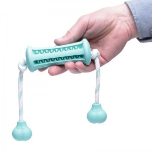 Зеленая резиновая дентальная игрушка для собаки «Oral health»